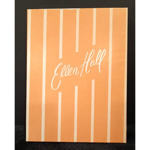 VTG 3 pr Ellen Hall Seamless Pantyhose Nylon Stockings Thigh Garter 10 M OG Box